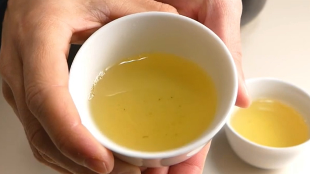 「煎茶の茶葉」の味の構造を壊さない淹れ方　2煎目
